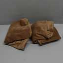 MIULEE Brown Velvet Throw Pillow Covers 24x24 Soft Decorative Solid Square Euro Sham Cushion Cases Pack of 2 Modern Luxury Home Decor for Couch, Sofa, Bedroom