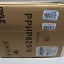 Pyle Portable Bluetooth PA Speaker System - 400W Outdoor Bluetooth Speaker Portable PA System w/Microphone in, Party Lights, MP3/USB SD Card Reader, FM Radio, Rolling Wheels - Mic, Remote - PPHP82SM