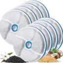 8+8 PACK Cat Water Fountain Filters, Replacement Filters for Automatic Pet Fountain, 4.13inch Filters For Cat Water Fountain