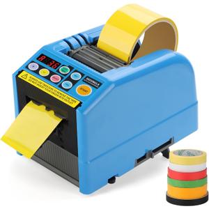 Automatic Tape Dispenser,Ribbon Cutting Machine,6-60mm Width, 5-999mm Length, Ideal for Shipping, Schools, Restaurants, Business & Home