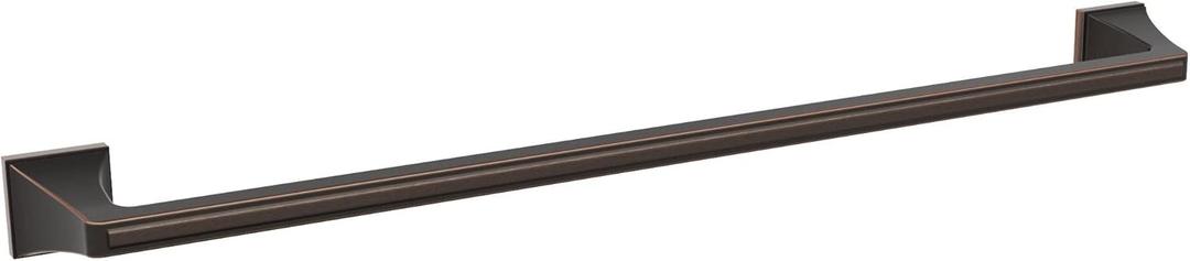 Amerock BH36024ORB | Oil Rubbed Bronze Towel Bar | 24 in (610 mm) Towel Rack | Mulholland | Bathroom Towel Holder | Bathroom Hardware | Bath Accessories (24 in. Towel Bar, Oil Rubbed Bronze)