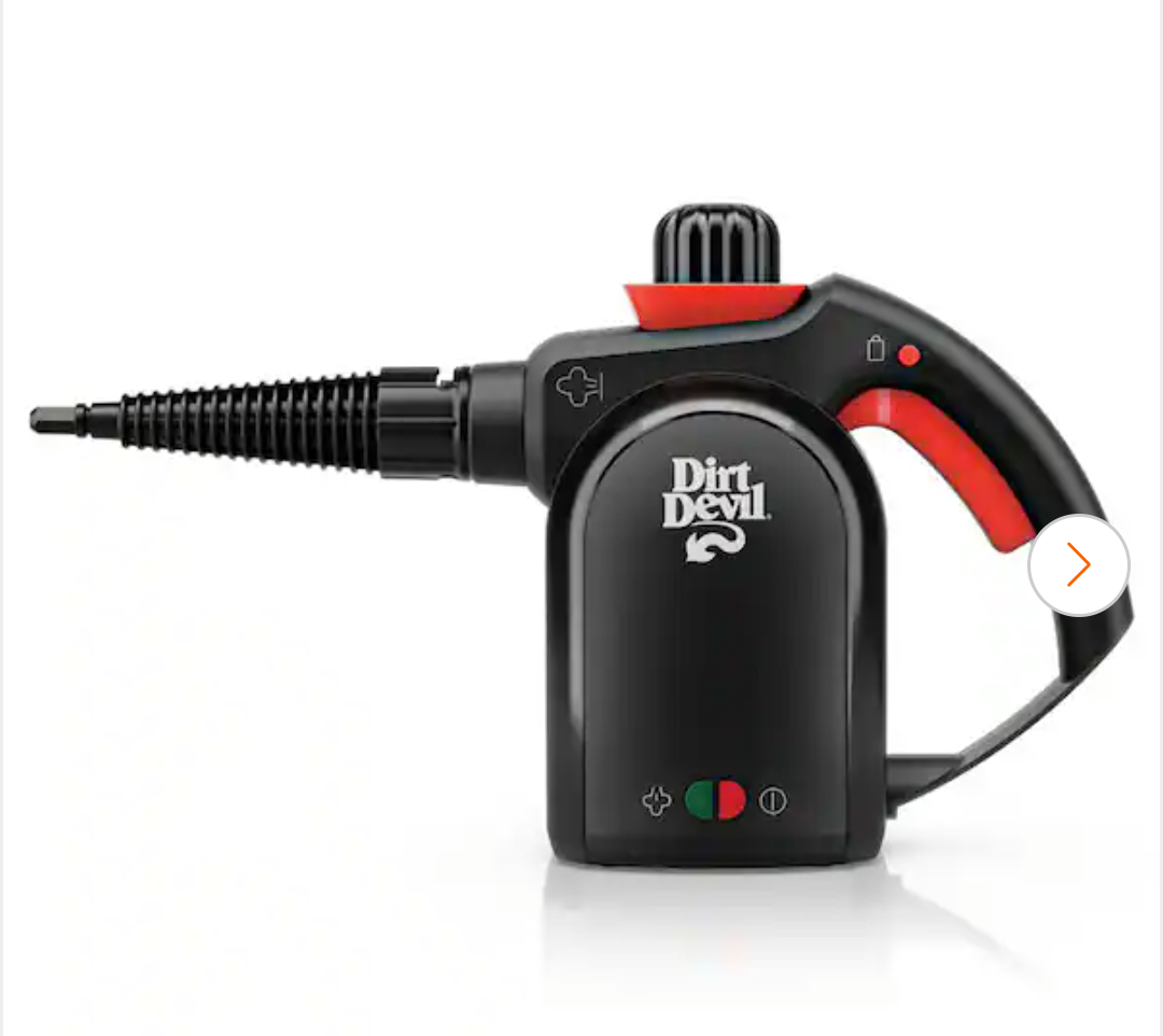 Customer Reviews for Dirt Devil 7-in-1 Portable Corded Handheld Steamer with 7 Muli-Surface Cleaning Tools, Steam Control, Chemical Free Cleaner, Black