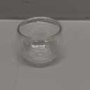 EBOOT 100 Pcs 2 oz Mini Dessert Cups with Spoons, Sphere Plastic Fish Cup Disposable Round Plastic Bowl Small Clear Parfait Bowl for Wedding Event Birthday Party Mousse Pudding Appetizer Serving