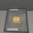 SpaceAid 4 Pack Bed Sheet Organizers and Storage, Foldable Organizer for Linen Closet, Sheets Set Folder Keeper with Window XL (Queen & King Size) Organizing Bedding Container, Gray 91ZDSN-SL01-G4