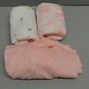 Gllquen Baby Muslin Bassinet Sheets 3 Pack, Breathable Elastic Cozy Fitted Cotton Bassinet Mattress Sheet for Baby Boy Girls, Fit for Hourglass Oval Rectangular Cradle Pad Sheets 33"x17" (Pink)