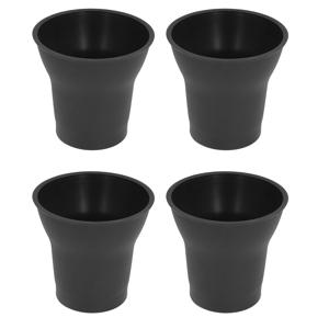 Furniture Risers, 6 Inch 2200 Pounds Heavy Duty Bed Risers, Risers Blocks for Bed, Sofa, Desk, Table, Chair Leg, Fridge Anti Slip Rubber Pad, Bed Raisers Blocks 4 Pack, Black