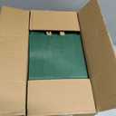 Qiqee 100PCS Gift Bag with Handles Bulk Kraft Deep Green Paper Bags Multiple Uses (8.3"x3"x6"inch Small Size)
