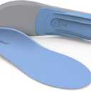 Superfeet All-Purpose Support Medium Arch Insoles (Blue) - Trim-To-Fit Orthotic Shoe Inserts - Professional Grade (Men 5.5-7 / Women 6.5-8)