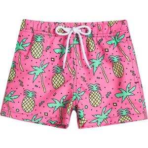 Boys Swim Trunks Toddler Swim Shorts Quick Dry Comfort Bathing Suit Sun Protection Swimwear with Pockets 2-16 Years