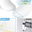 Boys Girls Kids Socks Crew Socks 5 Pack for 2-4,4-6,6-8,8-10,10-12,12-14 Years Old White Black Grey Blue Pink (Large)