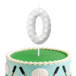 Golf Number 60 Birthday Candles, Golf Themed Cake Topper for Boys Girls, Cake Decorations for Birthdays, Sports Theme Party Supplies, Candles for Party Decorations