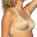 Vanity Fair Women's Perfect T-Shirt Bra, Body Shine Full Coverage, Lightly Lined Cups up to DD, 40B