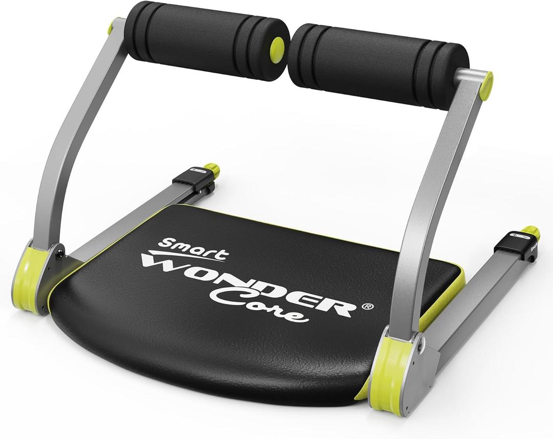 WONDER CORE SMART, Ab Machine, Ab Workout Equipment, Sit Up Machine & Exercise Equipment, Ab Crunch Machine for Stomach Workout, Ab Core Trainer Abdominal Machine for Home Gym (Green)