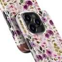 2 x for iPhone 13 Pro Max Case Cute Wireless Charging Compatible Dual-Layer Shockproof Protection with Stylish Wildflower Design Protective Cover for Women - Custom Floral Wallpaper