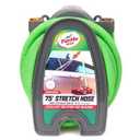 Turtle Wax 75' Expandable Garden Hose: 75 ft Kink-Resistant Stretch Water Hose, 5/8 Inch Diameter, Green