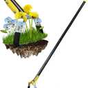 Hoe Garden Tool - Heavy Duty Hula Garden Hoe for Easy Weeding,30-54 Inch Long Handle Stirrup Hoes Gardening Tools,Scuffle Action Loop Hoe for Flower Beds,Yards,Mulch Areas