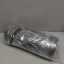 Upgrade Scalloped Embossed Kitchen Mats for Floor 2PCS Cushioned Anti Fatigue Waterproof Foam Kitchen Rugs Non Slip Washable Comfort Standing Mat for Office Sink Laundry, Black (17.3"x30"+17.3"x47")