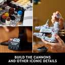 LEGO Star Wars Millennium Falcon 25th Anniversary Collectible - DIY Building Set for Adults, Men & Women, Ages 18+ - A New Hope Model with Display Stand - Star Wars Gift - 75375