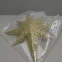 22" Bethlehem Star Outdoor Christmas Lights 90 LEDs Christmas Tree Lights Hanging Lights Mains Powered Polaris Christmas Decorations,Star of Bethlehem Lights for New Year Holiday Wedding Party Decor (Warm White)