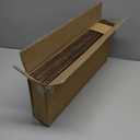 Wooden Tree Collar 22in, Christmas Tree Collar Vintage 4 Panels, Brown Tree Collar Box 100% Solid Wood Disassemble with X-Pattern for Christmas Tree Decoration