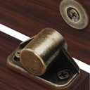 4 Pack Cabinet Magnets Strong, Magnetic Door Catch, Cabinet Door Closers, Magnets for Cabinet Doors Latches Hardware - Bronze