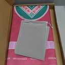 2F22E Mahjong Mat, Noise Reduction Non-Slip Mahjong Mat for Table, 32.4 * 32.4 Inch Mahjong Table Mat for Poker, Board Games Table Mat, Card Games, Tile Games, Dominoes (Pink)
