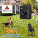 Anti Barking Device for Dogs, 50FT Rechargeable Ultrasonic Dog Bark Control Devices with 4 Modes Stop Neighbors Dogs Barking Waterproof Bark Deterrent Box, Dog Barking Silencer Safe for Outdoor Indoor
