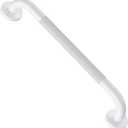 16 Inch Oil Rubbed White Shower Grab Bar w/Anti Slip Grip, ZUEXT Stainless Steel Bath Grab Bar, Bathroom Balance Bar, Wall Mount Safety Handrail Support, Handicap Injury Elderly Senior Assist Handle