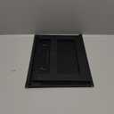 Readaeer Portable Book Stand Free Angle Adjustable Book Holder for Thick Textbook Collapsible Lightweight Book Rest (Black)