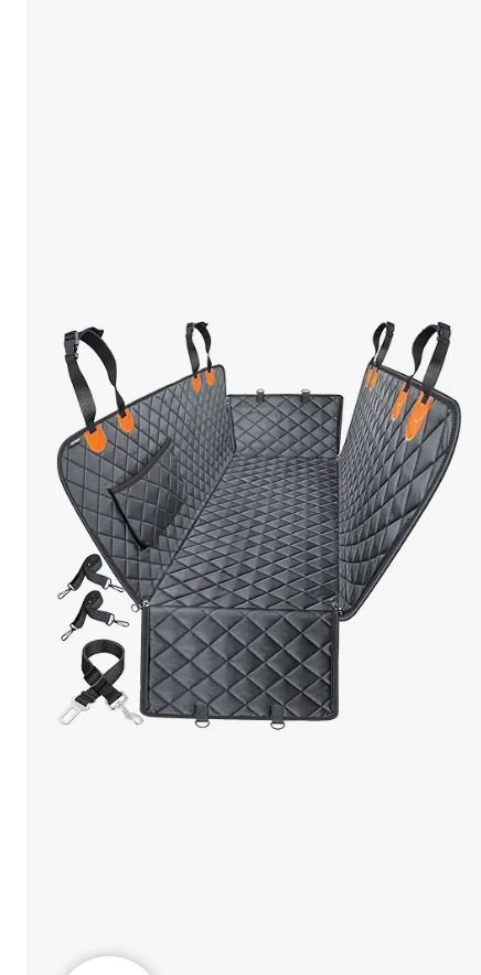 URPOWER Dog Seat Cover, 100% Waterproof Hammock 600D Heavy Duty Scratch Proof Nonslip Durable Soft Pet Back Seat Covers for Cars Trucks and SUVs