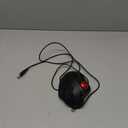 SABLUTE MAM2 Wireless Trackball Mouse, Rechargeable Ergonomic Mouse with Thumb Control for 3 Devices (Bluetooth and USB), 5-Level DPI, Silent Click, Compatible PC Laptop Mac iPad, Easy Clean, Red Ball