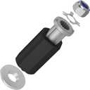 Moker Flo-Torq II Propeller Hub Kits - Replaces 835257Q1,Compatible with 40-300HP Mercury/Mariner, Verado, Force 90-120, MerCruiser Alpha & Bravo One Engines