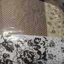 Mybedsoul Khaki Quilt Set King Size Quilt Bedding Set Brown Plaid,3 Pieces Patchwork Floral Patchwork Reversible Bedspread Coverlet Set for All Season,Soft Microfiber Bedding Set King 90"X104"