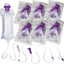 VWJ 6 Packs E-nteral Delivery Gravity Bag, 1200ML Feeding Bag, Pump Bags, Disposable E-nteral N-utrition Bag