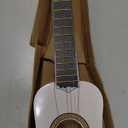 Kids Acoustic Guitar 21 Inch Guitar Acoustic for Beginners Children 6-String Wooden (White) Kids