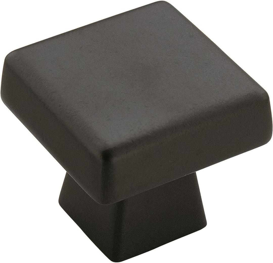 Amerock | Cabinet Knob | Black Bronze | 1-1/2 inch (38 mm) Length | Blackrock | 1 Pack | Drawer Knob | Cabinet Hardware