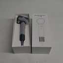 Professional Hair Dryer, 1600W High-Speed Ionic Dryer with 8 Speeds, Negative Ion Technology, Low Noise Design, Multiple Colors (Grey)