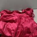 Missufe Women's Sleeveless Spaghetti Strap Wrap V Neck Bodycon Ruched Slit Midi Party Cocktail Velvet Dress, Size Medium