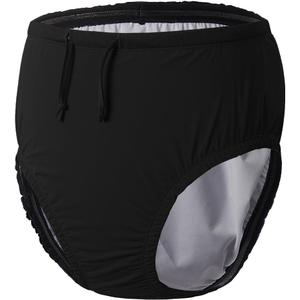 Adult Reusable Swim Diapers Special Needs Swimwear for Incontinence Cloth Diaper Covers Waterproof,Leakproof, Unisex (Black, XL)
