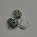 3 Pack Silicone Sleeves for Dr. Brown's Glass Baby Bottles - Drop Protection Baby Bottle Sleeves,Compatible with Dr. Brown's Newborn Glass Bottles,with Silicone Handles,4 oz (White+Dark Blue+Dark Green)