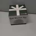 Coffee Mug Warmer & Kepwam Mug Set, 3 Temp Settings up to 167, Gravity Sensor & Light Display, Cup Warmer with 6H Auto Shut Off, Idealt Gift for Dad Mom, Beverage Warmer for Heats Coffee, Tea & More