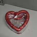 4 Pcs 9 Inch Valentines Day Ornaments for Tree, Red/Pink Valentines Day Tree Decorations Heart Ornaments for Valentine Tree Christmas Tree Wedding Anniversary Home