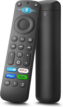 Replacement-Voice-Remote Compatible with Fire-TV-Stick/TV Cube/Insignia/Toshiba/Pioneer Fire Smart TV Controls