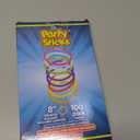 PartySticks Glow Sticks Party Supplies 100pk - 8 Inch Glow in the Dark Light Up Sticks Party Favors, Glow Party Decorations, Neon Party Glow Necklaces and Glow Bracelets with Connectors