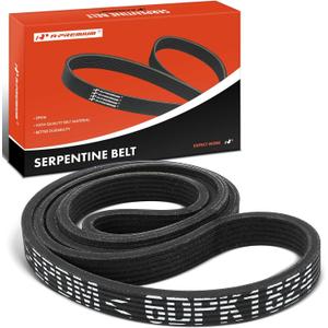 A-Premium Serpentine Belt 71.8 In Dual-Sided For Volvo XC90 2003-2006, S60 2002 2004-2008, XC70 2003, S80 1999-2000 2004-2006, C70 1999-2000 & BMW 740i 2011-2012, 740Li, X6 & Porsche 911, Gas Only