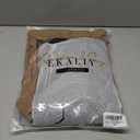 Ekaliy Women's Puff Long Sleeve Shirt Dress Elegant Button Down Loose Swing Party Maxi Dress, XL