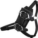 Medieval Leather Belt Knight Scabbard Belt Outdoor Scabbard Holder Pirate Costume Accessories for Viking Costume (Black)