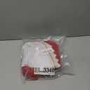 HOOPE 12 Pack Red Felt Christmas Stockings Bulk 15" Xmas Fireplace Santa Socks Christmas Tree Hanging Stockings Decoration Classic Red and White