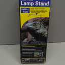 Adjustable 13-29 inch Metal Reptile Lamp Stand Versatile Floor Light Holder for Terrarium Heat Lamps & Dome Shades, Perfect for Glass Reptile Enclosures & Heating Bulbs.