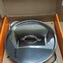 Le Creuset Enameled Cast Iron Signature Round Braiser with Glass Lid, 2.25 qt., White